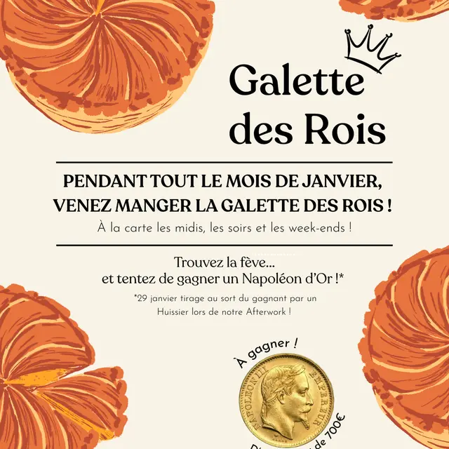 La Galette des Rois - Restaurant Monaka
