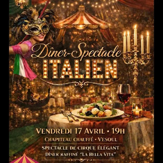 Diner spectcale avril 2026 visuel