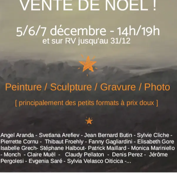 Exposition collective - vente de Noel