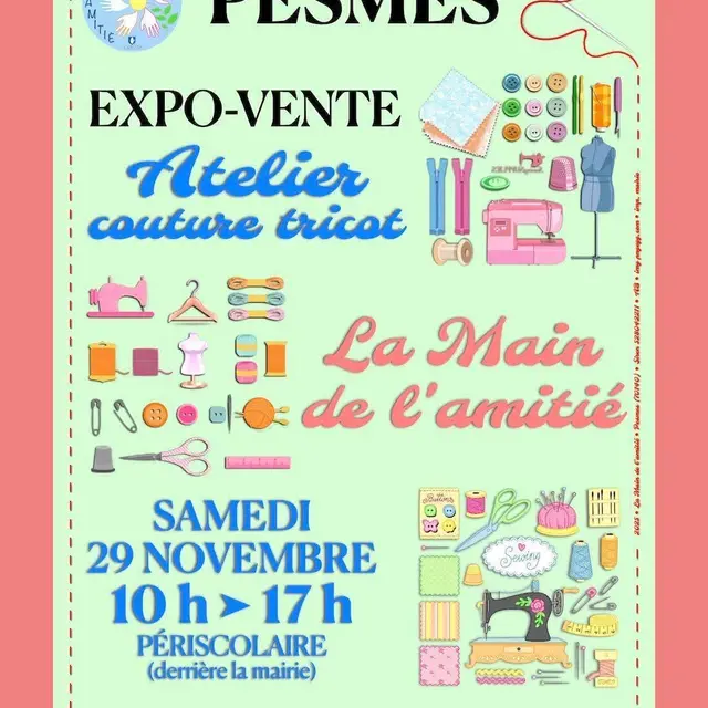 Expo-vente Atelier couture et tricot