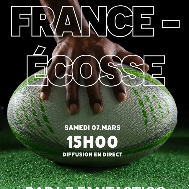 FRANCE ÉCOSSE 7 MARS AFFICHE (1)