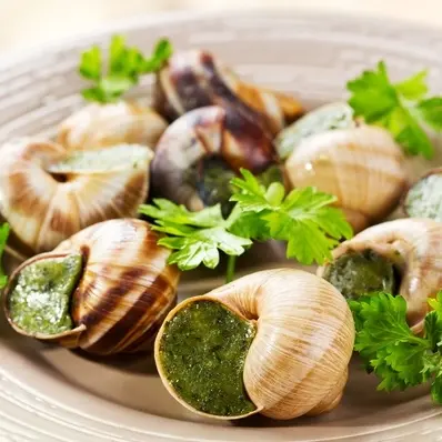 plate of escargots