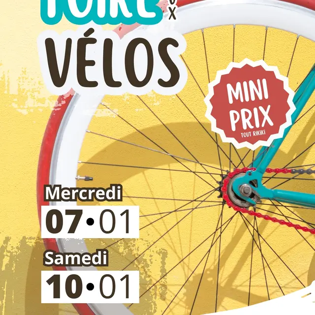 Affiche foire aux vélos