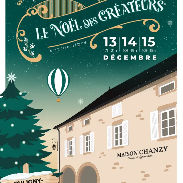 Marché de noël des créateurs à la Maison Chanzy (PulignyMontrachet