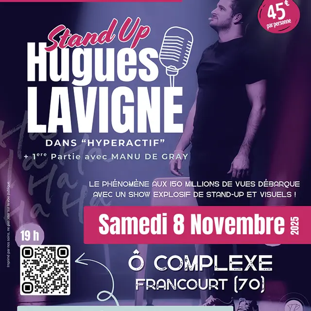 Affiche Hughes Lavigne Ô Complexe Francourt