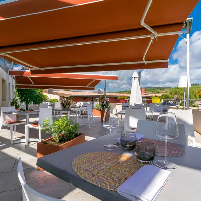 Terrasse de l'hôtel