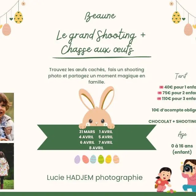 CHASSE AUX ŒUFS ET SHOOTING PHOTO