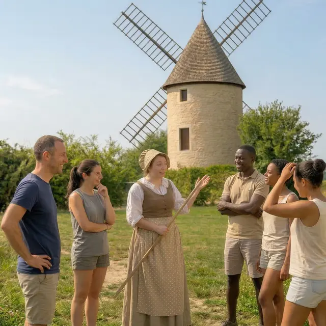 Image générée par IA - Moulin Santenay