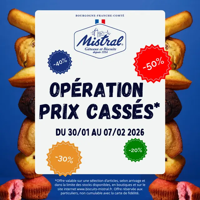 *Offre valable sur une sélection d’articles, selon arrivage et dans la limite des stocks disponibles. Offre réservée aux particuliers, non cumulable avec la carte de fidélité. - 1