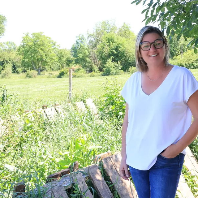 Virginie Despratx de la Ferme Helicicole L'Escargot B