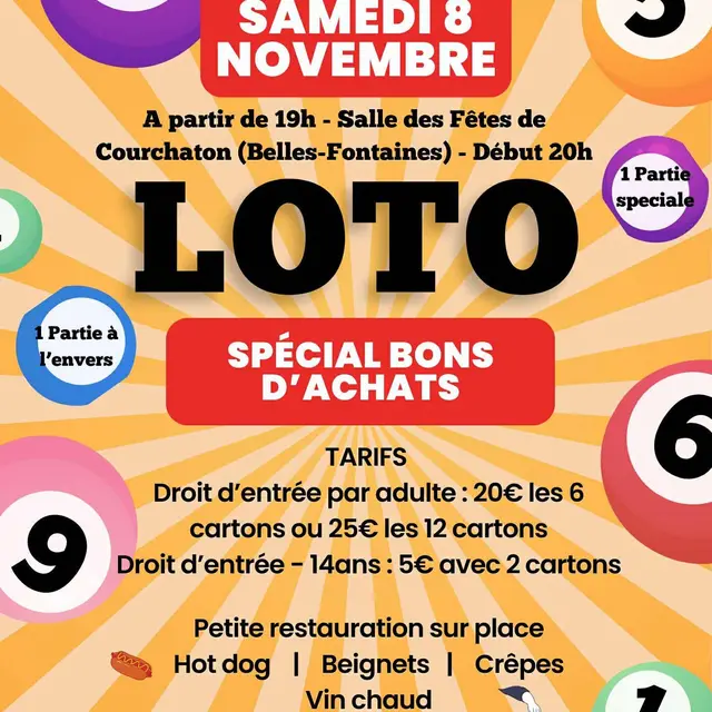 LOTO Couchaton 08 novembre
