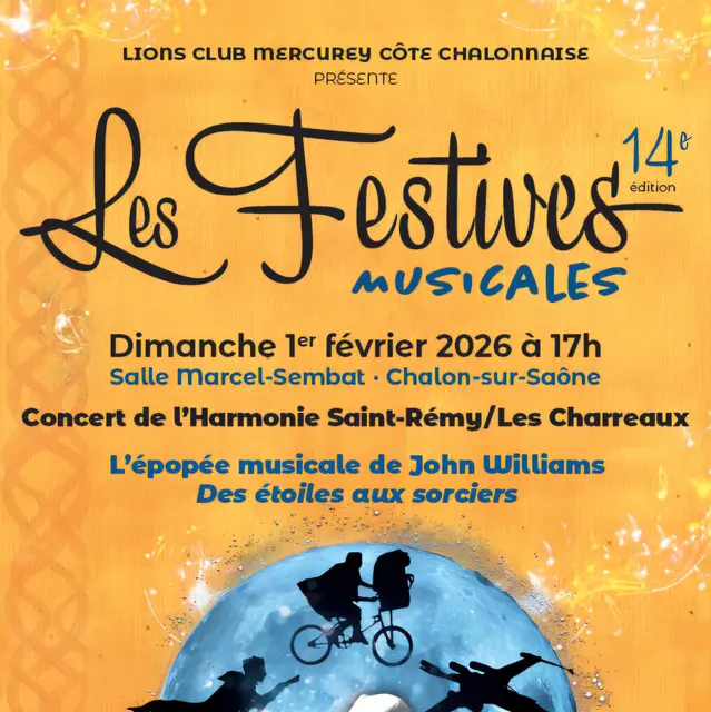 Les Festives Musicales 2026 sont axées sur l'œuvre du compositeur de musiques de films, John Williams.