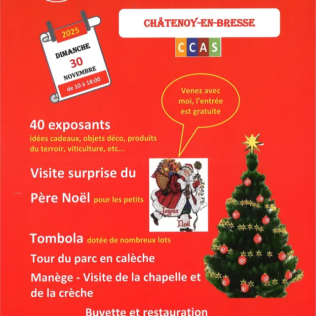 Marché de Noël de Châtenoy en Bresse