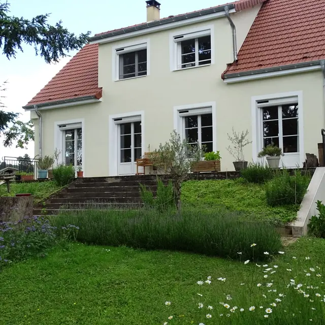 Maison côté jardin