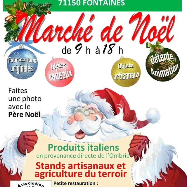 Marché de Noël Fontaines