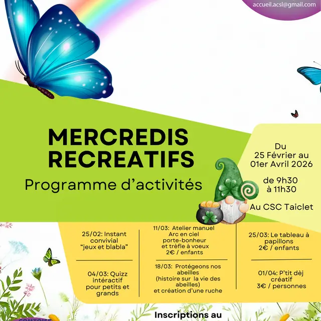 Mercredis récréatifs