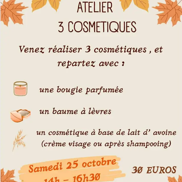 Atelier 3 cosmétiques