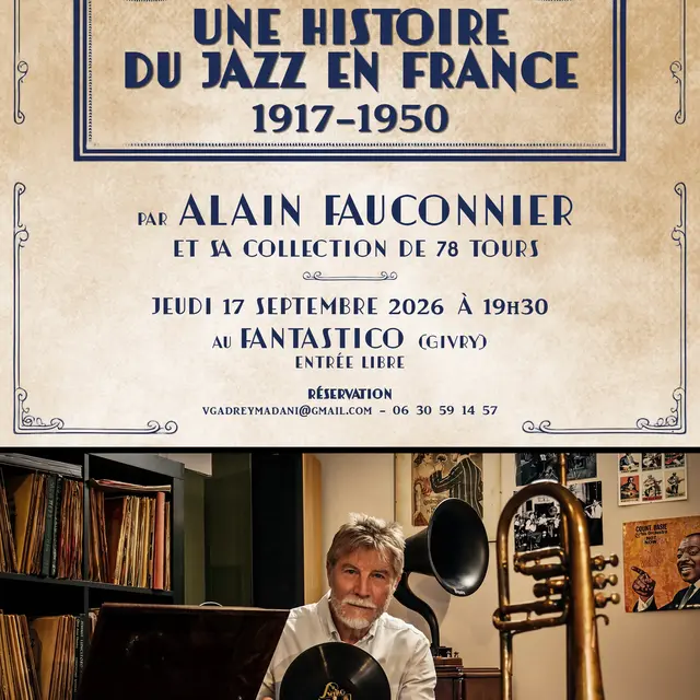 Soirée Conf. Une histoire du Jazz en France 1917-1950