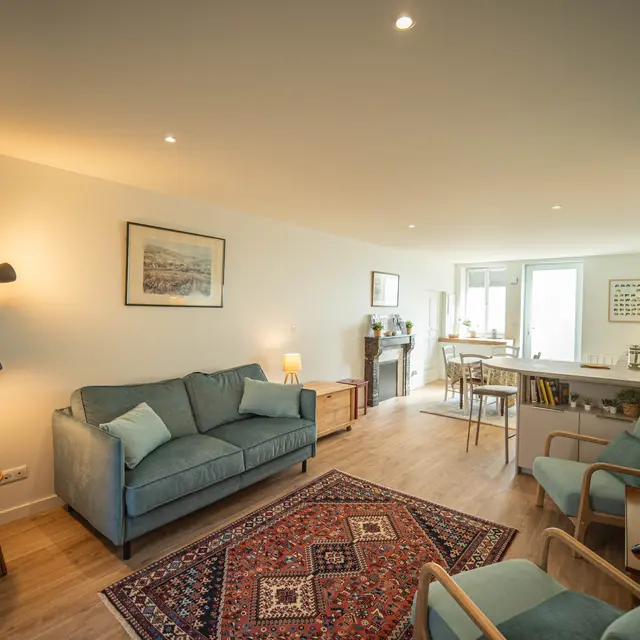 Le studio coté salon