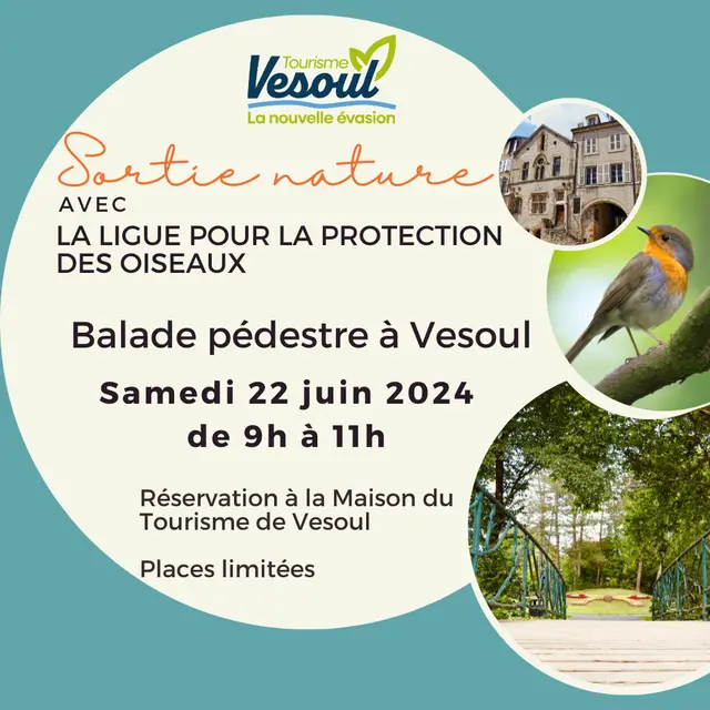 Réservation à la Maison du Tourisme de Vesoul Places limitées - 1