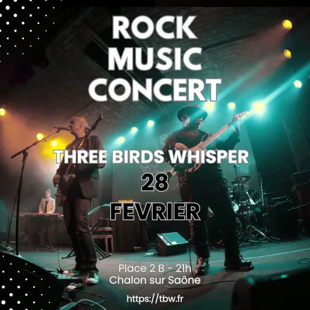 Black White Modern live music Instagram Post - 1