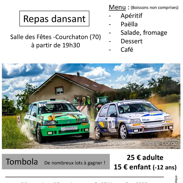Repas rallye 06 décembre COURCHATON