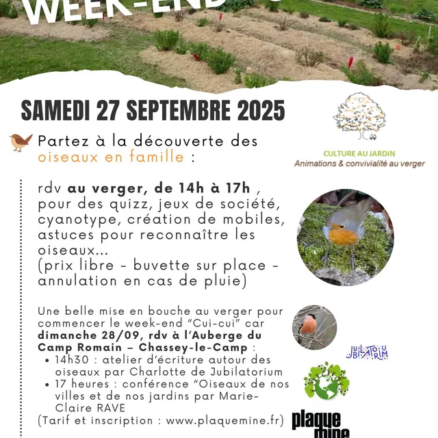 Affiche week-end cuicui