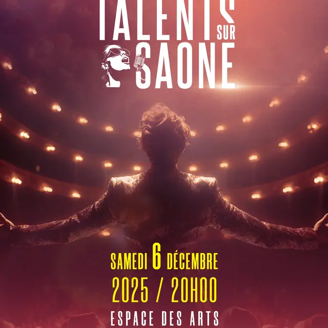 Affiche Talents sur Saône 06/12/2025