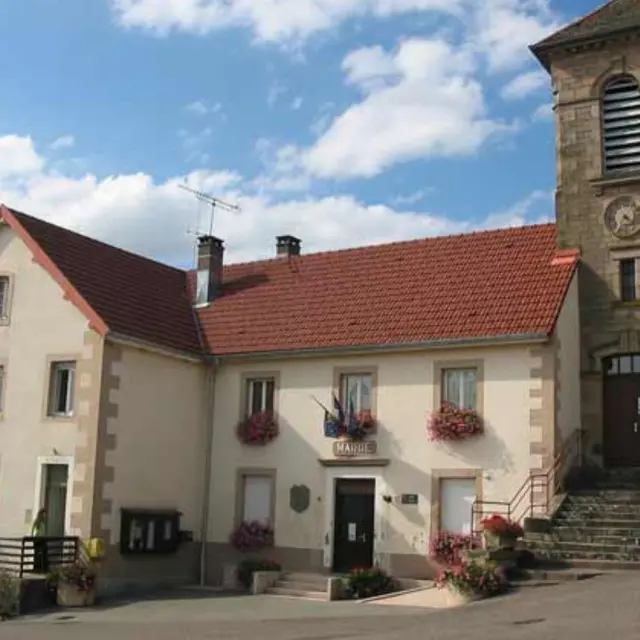 photos la roche - Temple - Mairie - École Frédéric-Fontaine