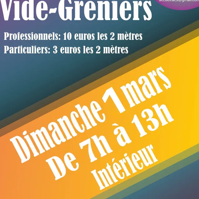Traditionnel Vide-Greniers de l'ACSL