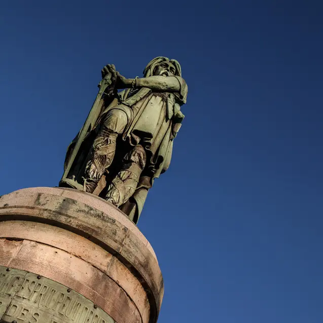 La statue de Vercingétorix