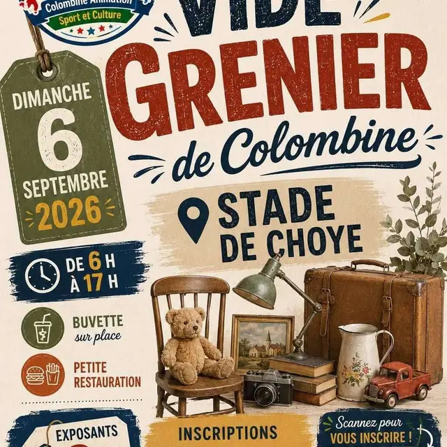 Vide-grenier choye 6 septembre