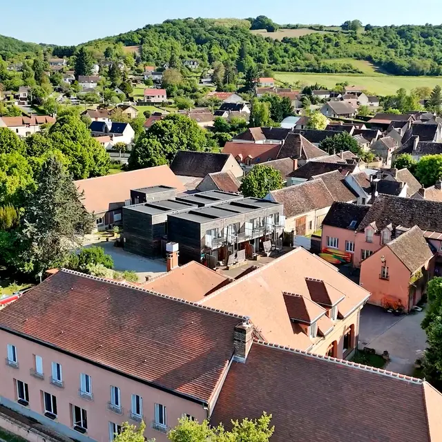 Vue aérienne village 1