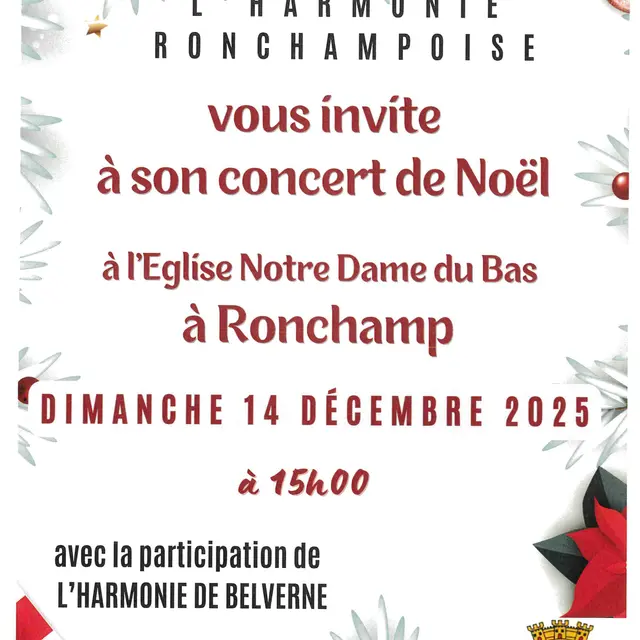 concert de noel ronchamp