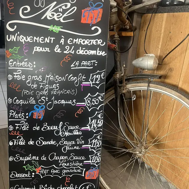 carte traiteur 24 déc