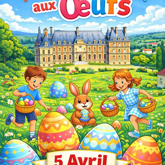 chasse aux oeufs VILLERSEXEL 05 avril