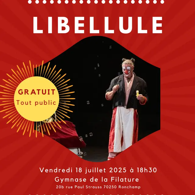 Rouge Motif Cirque Chapiteau Carnaval Affiche - 1