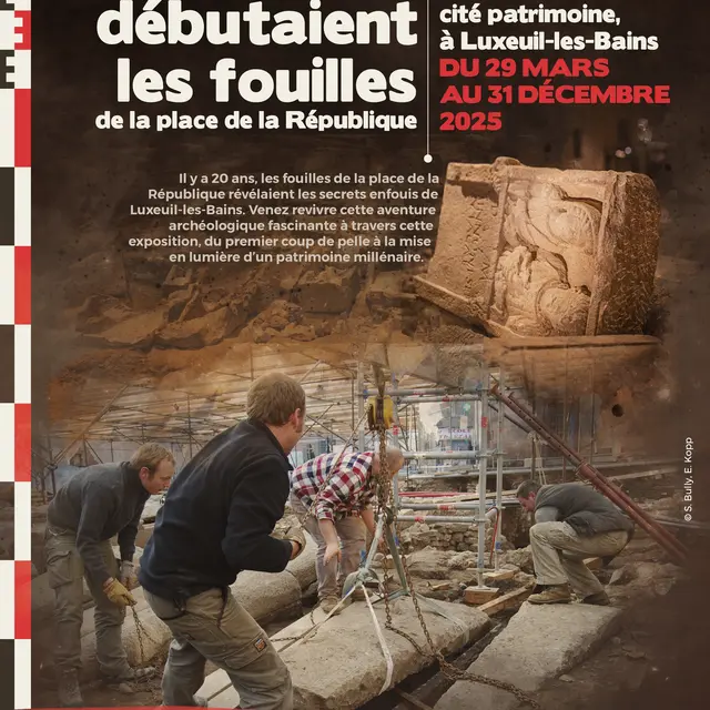affiche 20 ans de fouilles