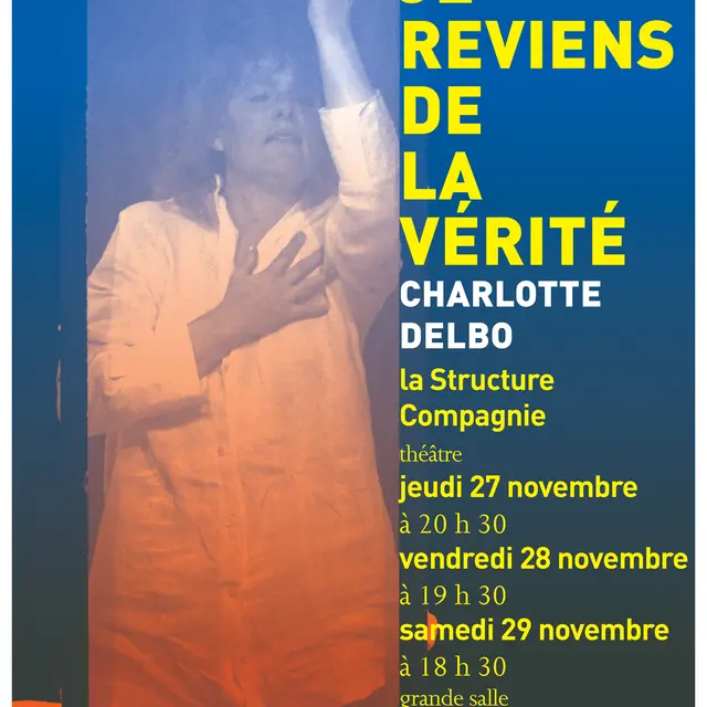 affiche A3 je reviens de la vérité