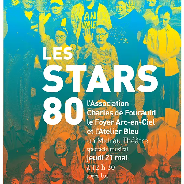 affiche A3 les stars 80 copie