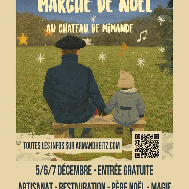 Affiche Marché de Noël Château Armand Heitz