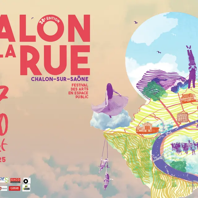 Affiche festival Chalon dans la rue