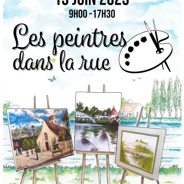 Peintres dans la rue à Monéteau