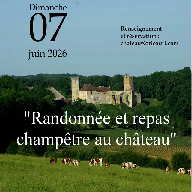 affiche rando et repas ORICOURT 07 juin