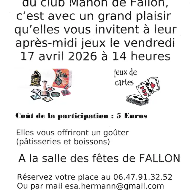 après-midi jeux 17 avril FALLON