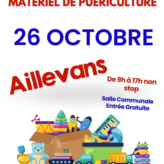 bourse aux vetements AILLEVANS 26 octobre