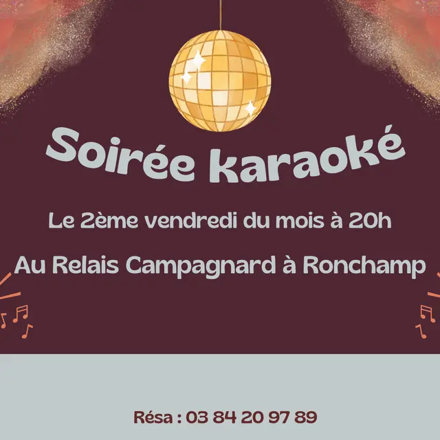 aout septembre octobre 2024 - karaoké relais campagnard