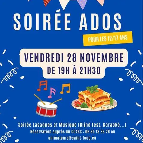 Soirée Ado
