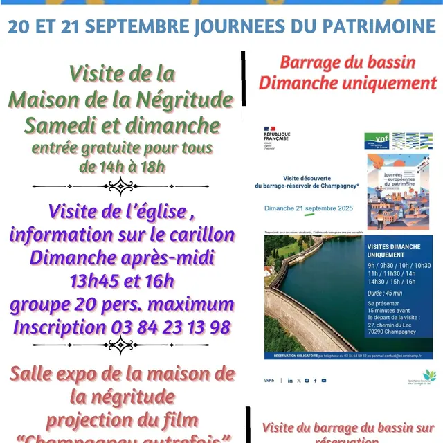 journée du patrimoine 2024 (Affiche) - 1