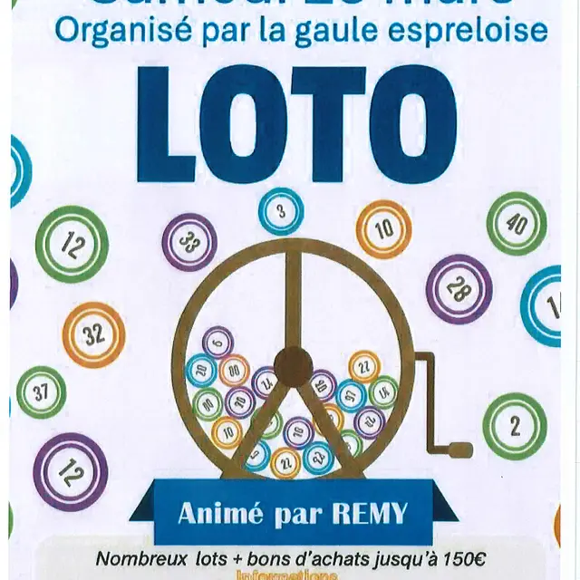 loto 28 mars ESPRELS